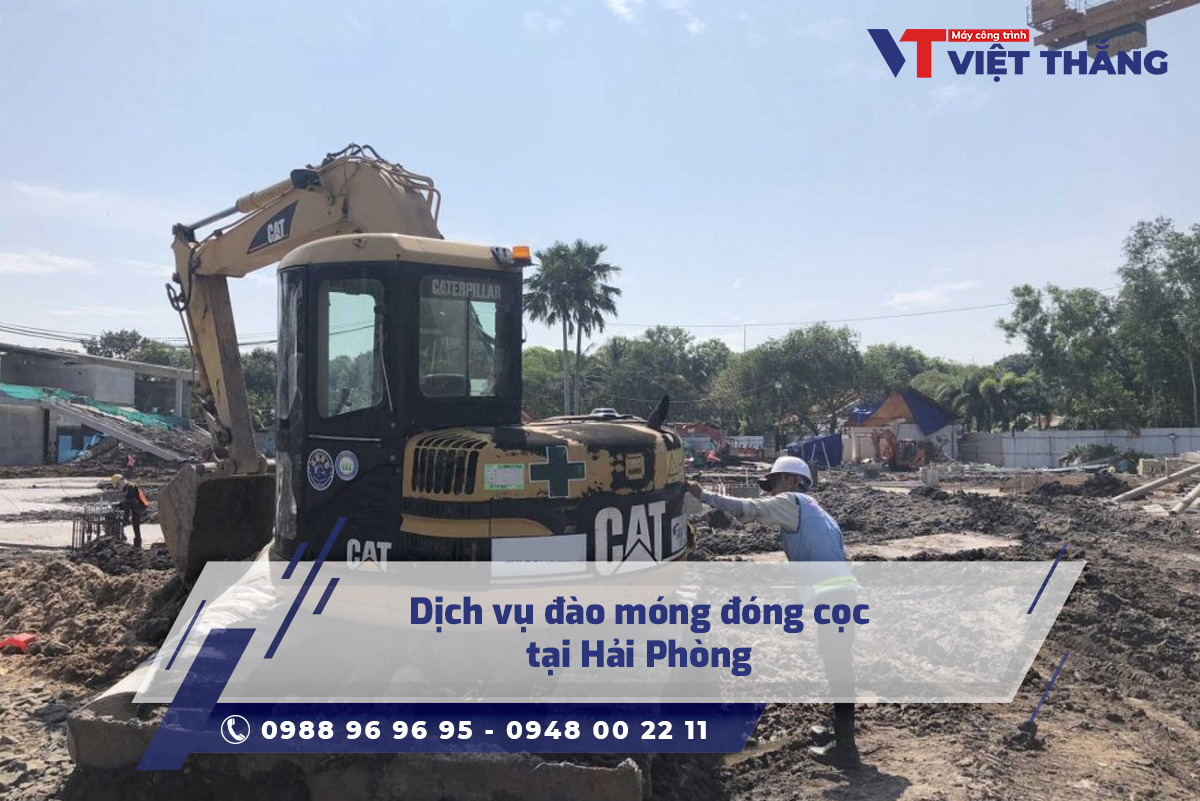 Dịch vụ đào móng đóng cọc tại Hải Phòng