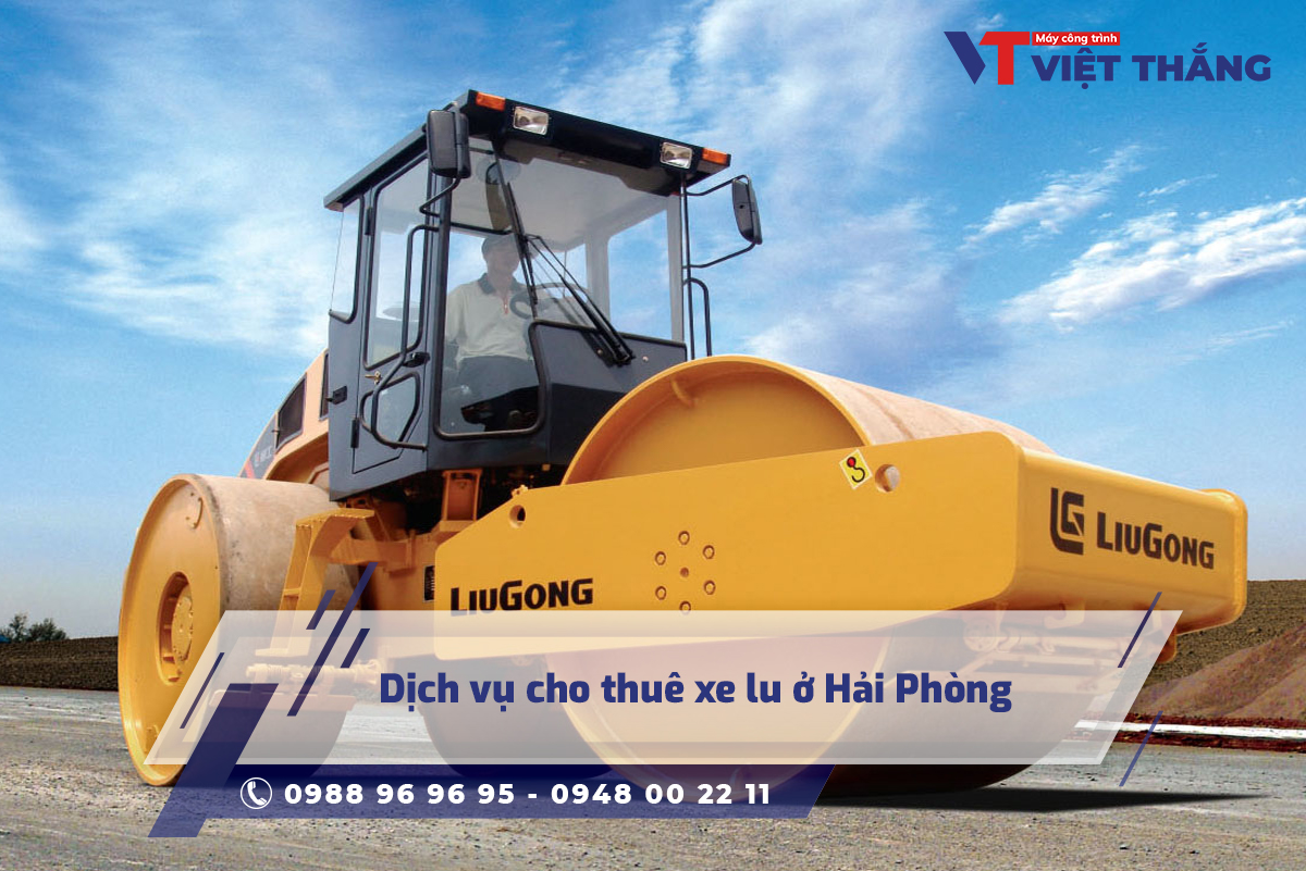 Dịch vụ cho thuê xe lu ở Hải Phòng 