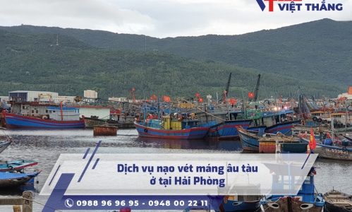 Dịch vụ nạo vét máng âu tàu ở tại Hải Phòng