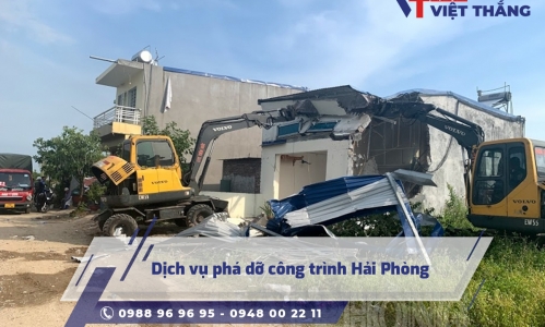 Dịch vụ phá dỡ công trình Hải Phòng