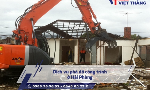 Dịch vụ phá dỡ công trình ở Hải Phòng