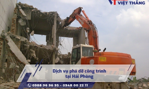 Dịch vụ phá dỡ công trình tại Hải Phòng