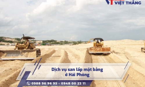 Dịch vụ san lấp mặt bằng ở Hải Phòng