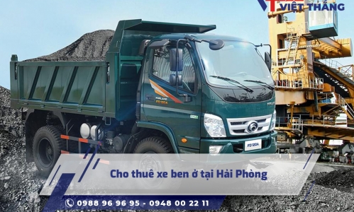 Cho thuê xe ben ở tại Hải Phòng