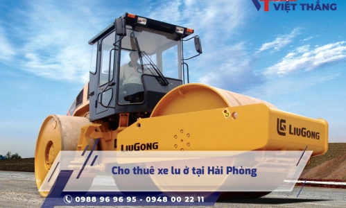 Cho thuê xe lu ở tại Hải Phòng