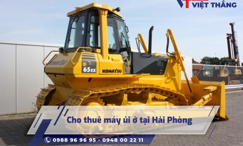 Cho thuê máy ủi ở tại Hải Phòng