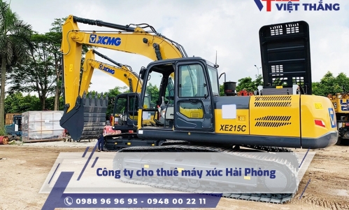 Công ty cho thuê máy xúc Hải Phòng