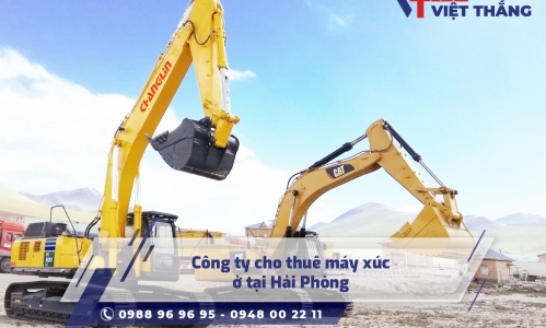 Công ty cho thuê máy xúc ở tại Hải Phòng