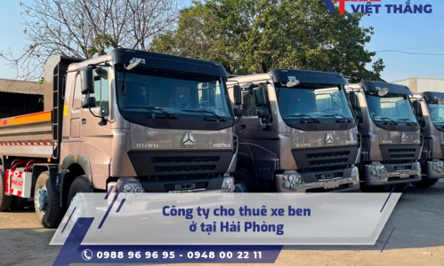 Công ty cho thuê xe ben ở tại Hải Phòng