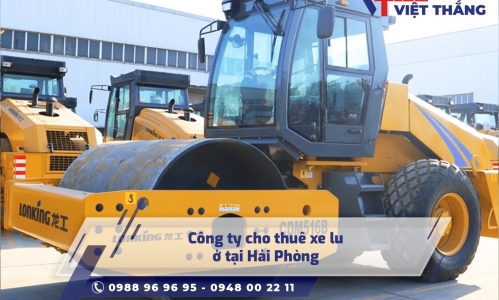 Công ty cho thuê xe lu ở tại Hải Phòng