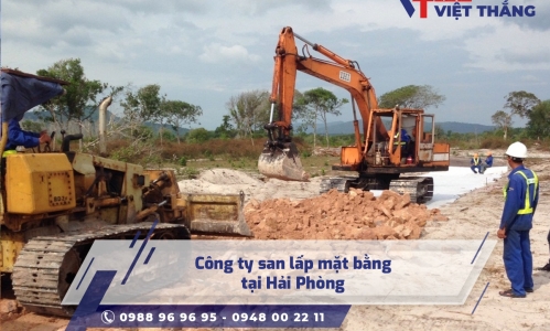 Công ty san lấp mặt bằng tại Hải Phòng