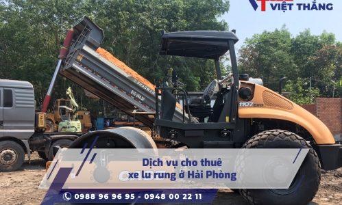 Dịch vụ cho thuê xe lu rung ở Hải Phòng