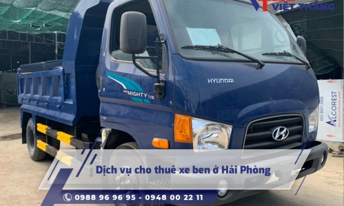 Dịch vụ cho thuê xe ben ở Hải Phòng