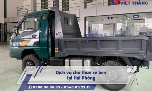 Dịch vụ cho thuê xe ben tại Hải Phòng