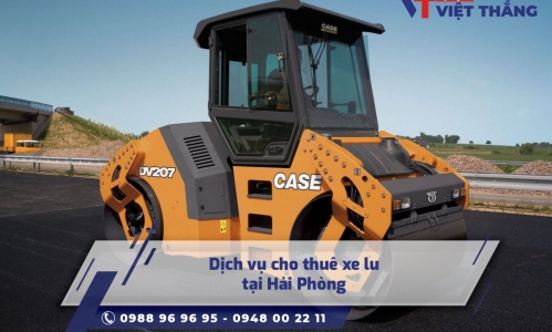 Dịch vụ cho thuê xe lu tại Hải Phòng