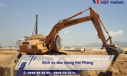 Dịch vụ đào móng Hải Phòng