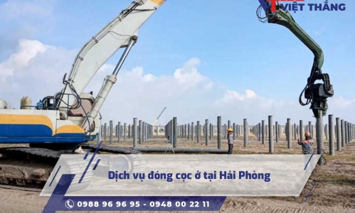 Dịch vụ đóng cọc ở tại Hải Phòng