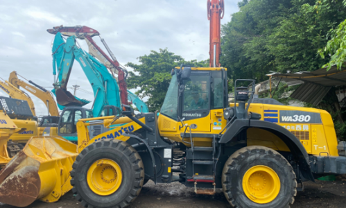 Giới Thiệu máy xúc lật bánh lốp KOMATSU WA380-8